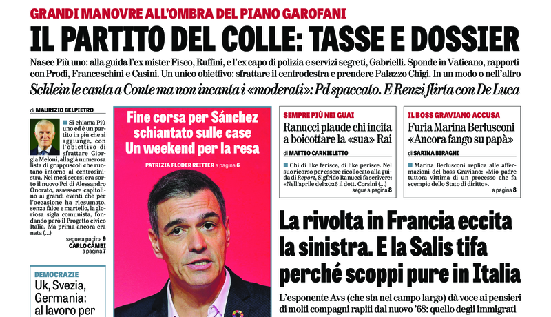 Oggi in edicola del 3 ottobre 2026