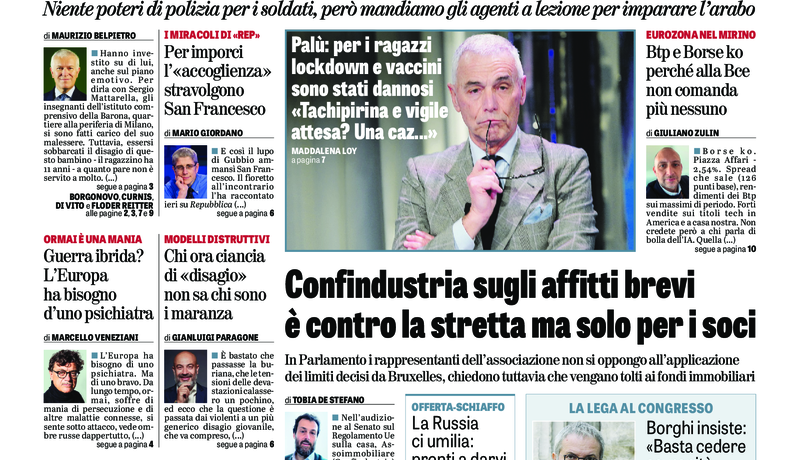 Oggi in edicola del 23 ottobre 2026
