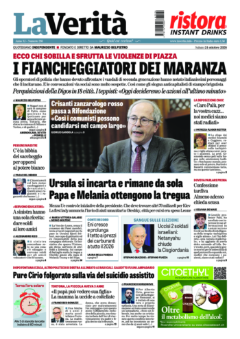 Oggi in edicola del 24 ottobre 2026