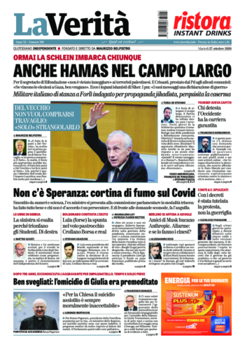 Oggi in edicola del 27 ottobre 2026