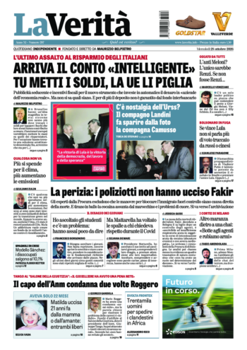 Oggi in edicola del 28 ottobre 2026