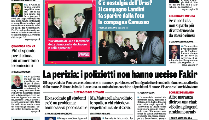 Oggi in edicola del 28 ottobre 2026