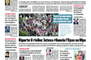 La prima pagina de La Verità di domenica 4 ottobre 2026