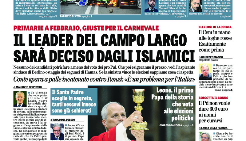 Oggi in edicola del 31 ottobre 2026