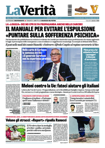 Oggi in edicola del 1 ottobre 2026