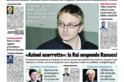La prima pagina de La Verità di martedì 6 ottobre 2026
