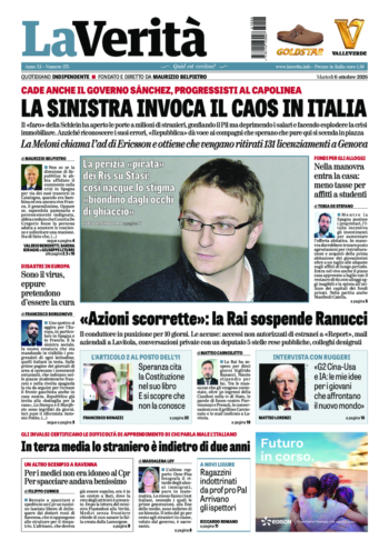 Oggi in edicola del 6 ottobre 2026