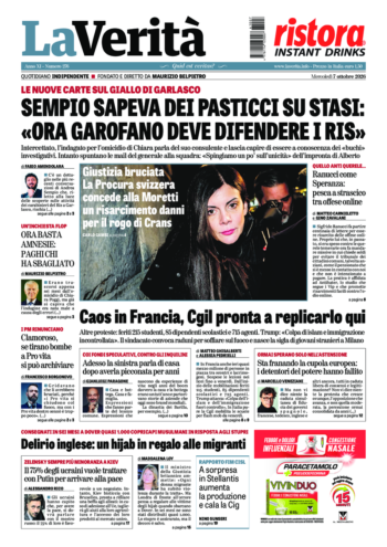 Oggi in edicola del 7 ottobre 2026