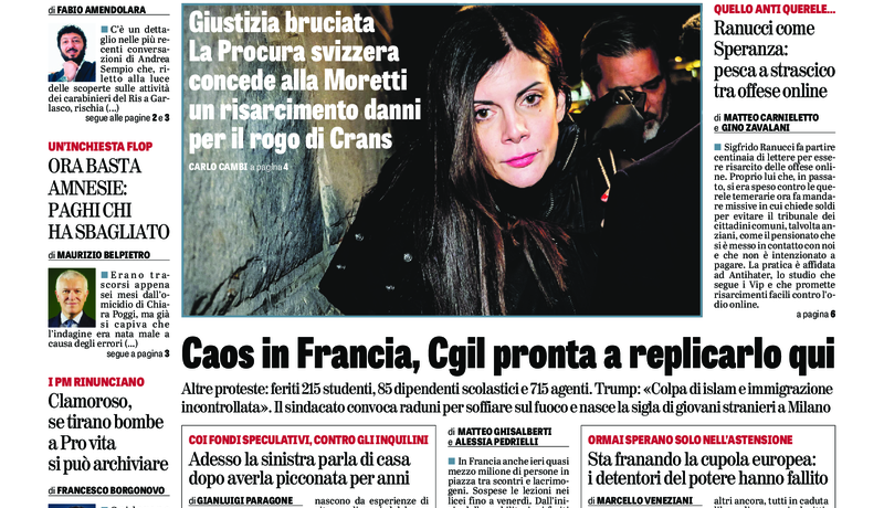 Oggi in edicola del 7 ottobre 2026
