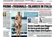 La prima pagina de La Verità di giovedì 8 ottobre 2026