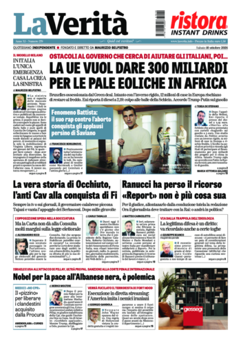 Oggi in edicola del 10 ottobre 2026