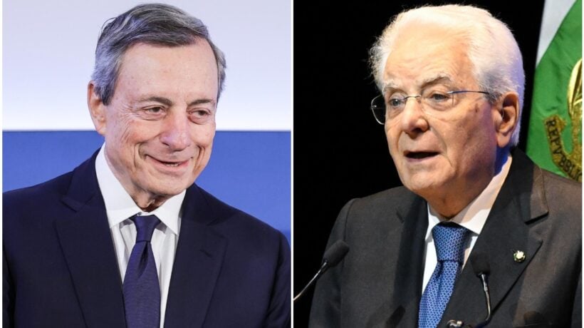 Draghi e Mattarella come Ghali e Marracash