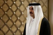 L’emiro del Qatar Tamim bin Hamad Al Thani al palazzo di Lusail il 20 ottobre 2026