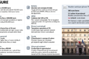 Meno tasse al ceto medio e 300 euro ai nonni