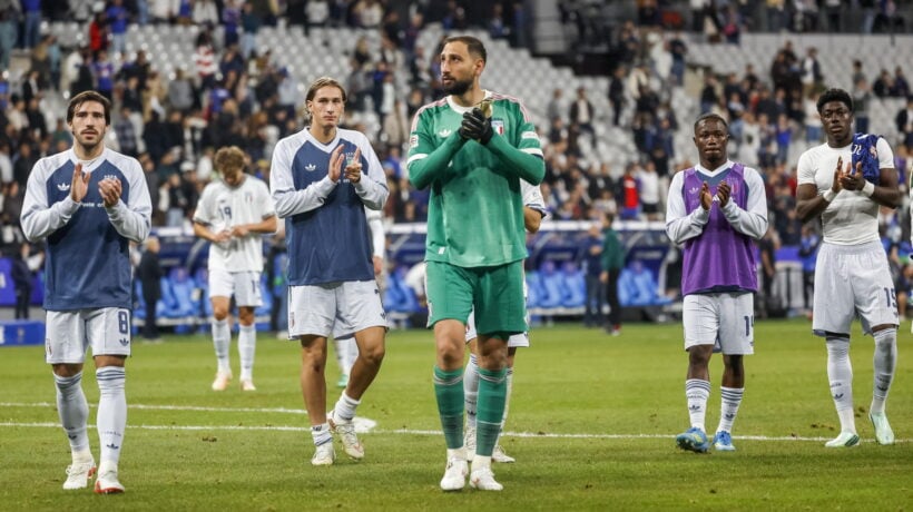 Donnarumma eroico. L’Italia tiene a Parigi: è 1-1 con la Francia