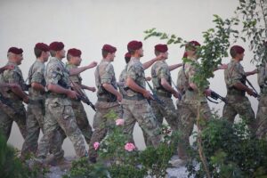 Militari italiani della missione ISAF a Herat in Afghanistan nel 2009