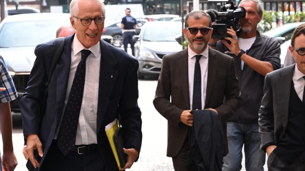 Giovanni Malagò entra al Coni per incontrare Luciano Buonfigli
