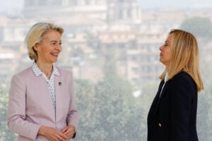 Ursula von der Leyen e Giorgia Meloni