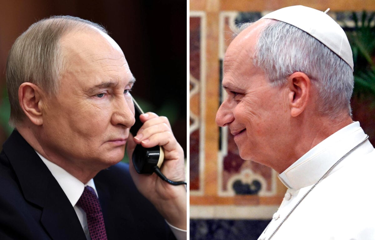 Vladimir Putin e Papa Leone XIV