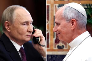 Vladimir Putin e Papa Leone XIV