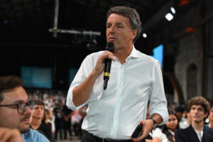 Matteo Renzi durante la Leopolda a Firenze il 3 ottobre 2026