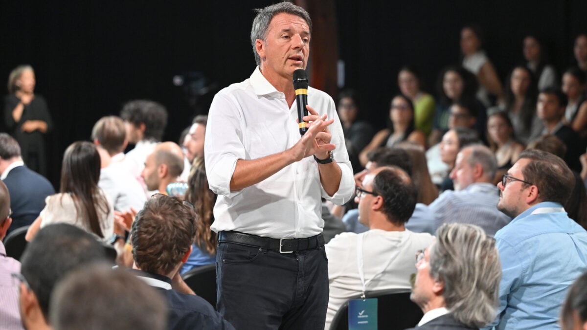Matteo Renzi durante la 14ª edizione della Leopolda a Firenze il 2 ottobre 2026