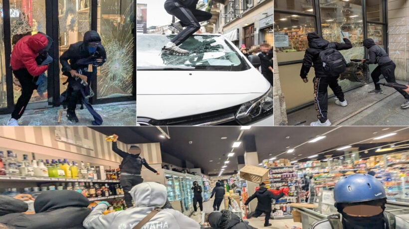 Il sacco di Milano: negozi devastati e razzie. Fermati 160 giovani: l’80% è minorenne