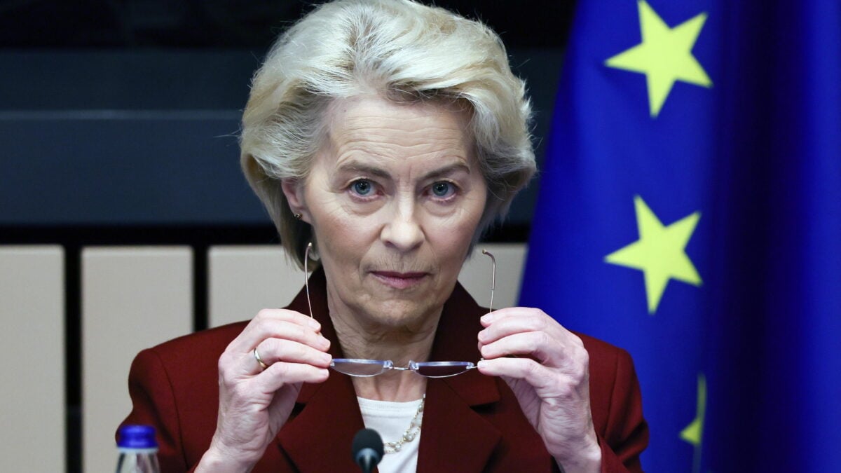 Ursula von der Leyen, presidente della Commissione europea, durante un appuntamento istituzionale